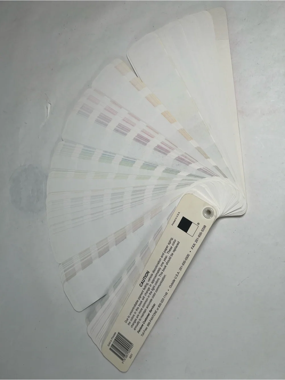 Pantone Solid to Process Color Fan Deck 1992